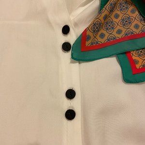 A Beautiful Like New Soft White ZARA Blouse